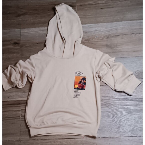 Tan beach Hoodie - Picture 2 of 3